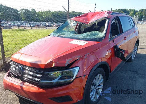 2018 Volkswagen Tiguan S из США, поврежденный, VIN 3VV1B7AX7JM016201